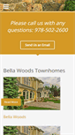 Mobile Screenshot of bellawoodstownhomes.com